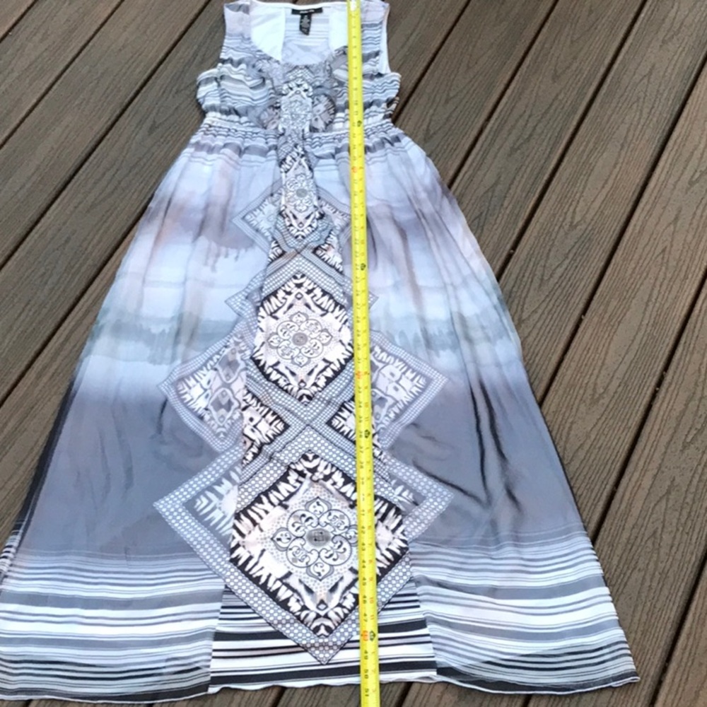 ❌SOLD ❌Sleeveless Pattern & Tie Dye Maxi Dress - Picture 6 of 8